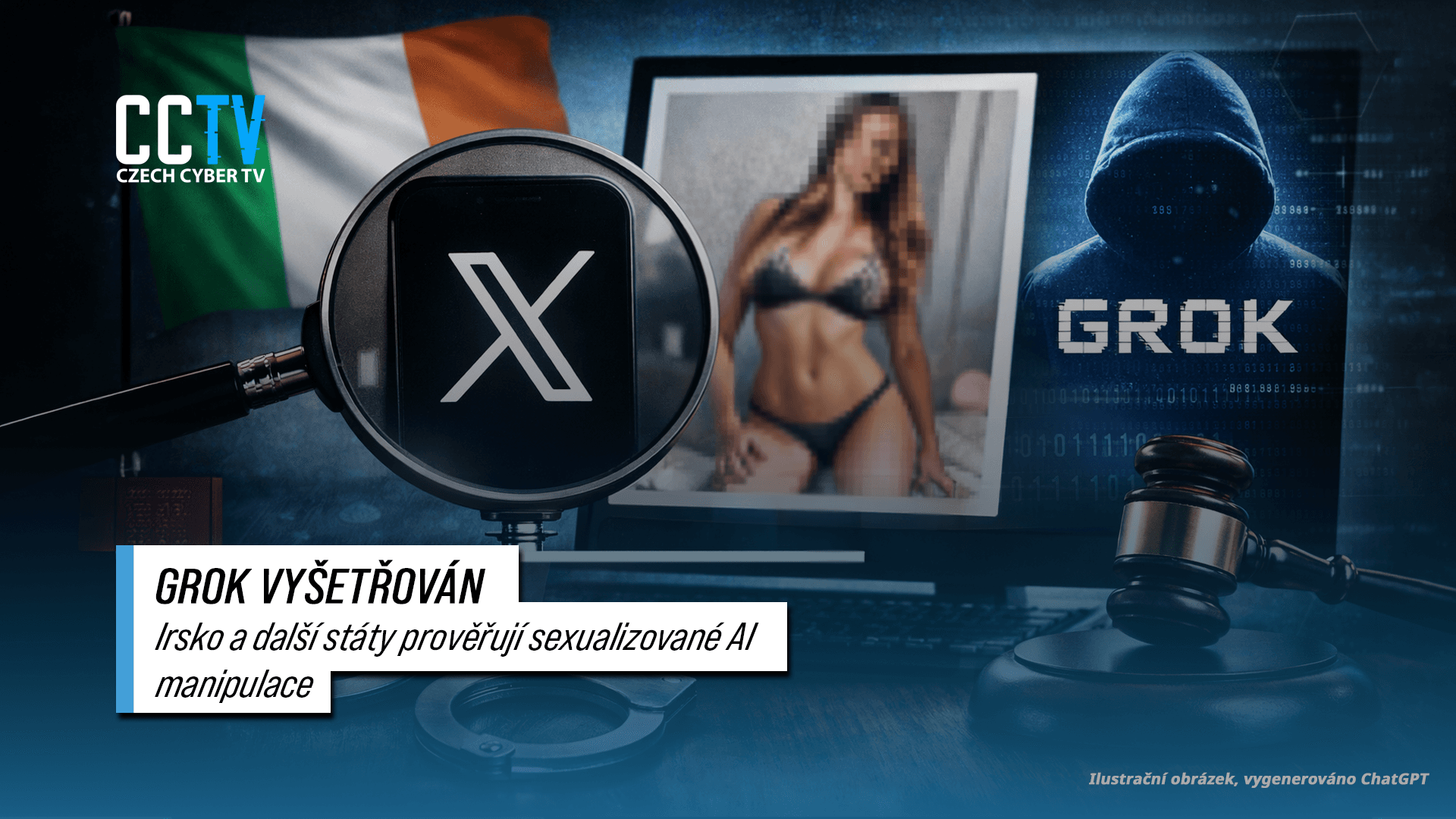 Irsko zahájilo vyšetřování X kvůli Groku: sexualizované deepfake obrázky reálných lidí pod drobnohledem regulátorů