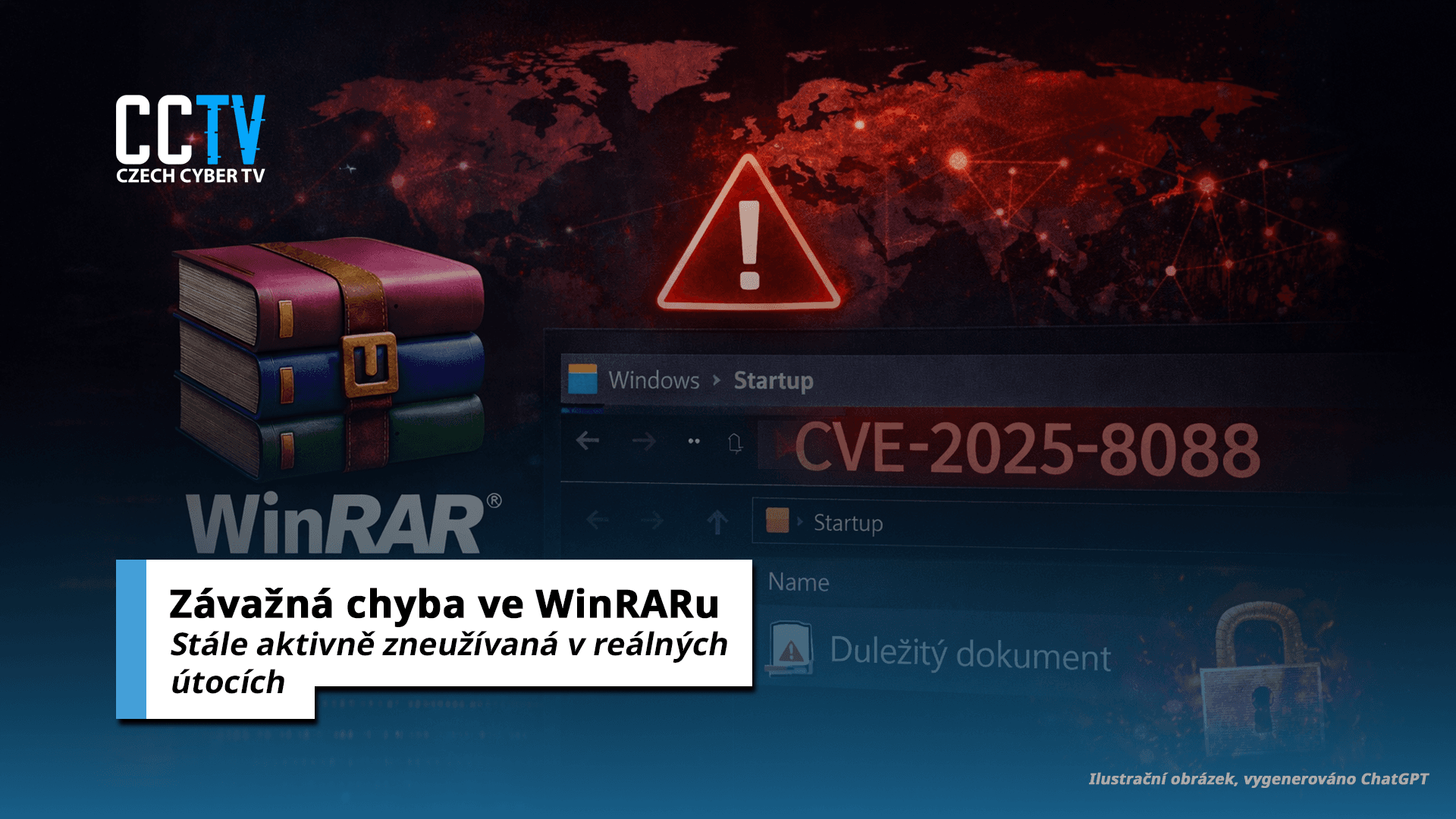 Závažná chyba ve WinRARu je stále zneužívána. Útočí státní hackeři i kyberzločinci